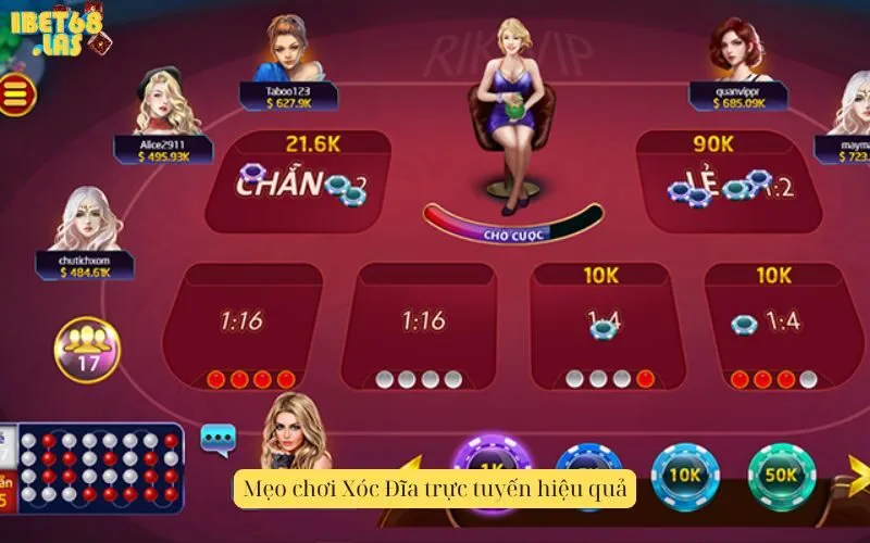 Mẹo chơi Xóc Đĩa trực tuyến hiệu quả